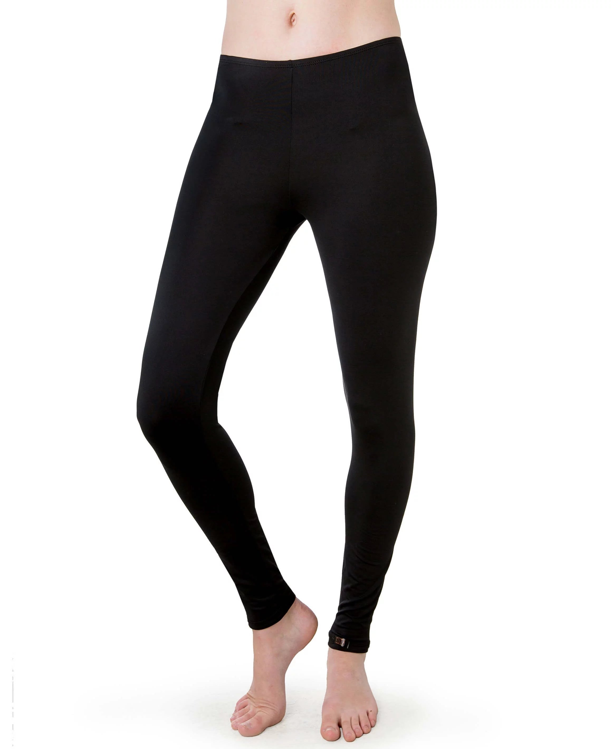 HeatLab Fleece Lined Winter Yoga Pants - HY49 - Space Dye Dark Blue / XS