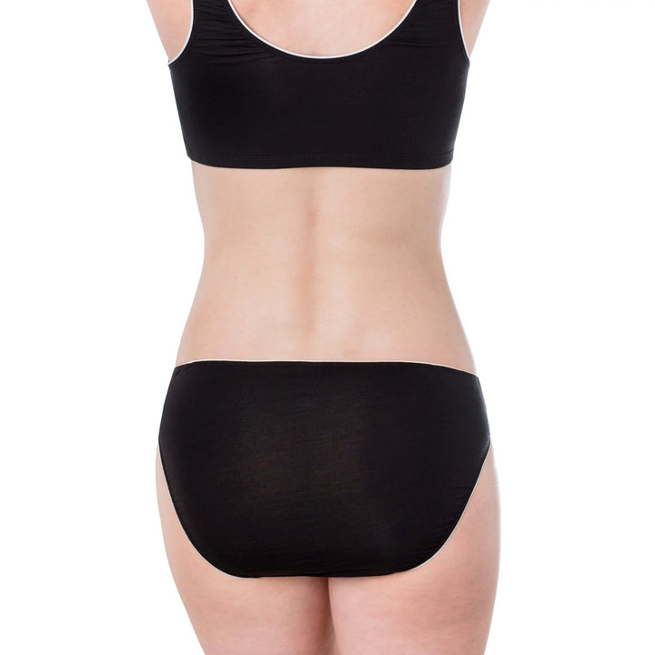 Woman's Bamboo Panty- High Rise Leg with Low Cut Waist - Elita Intimates