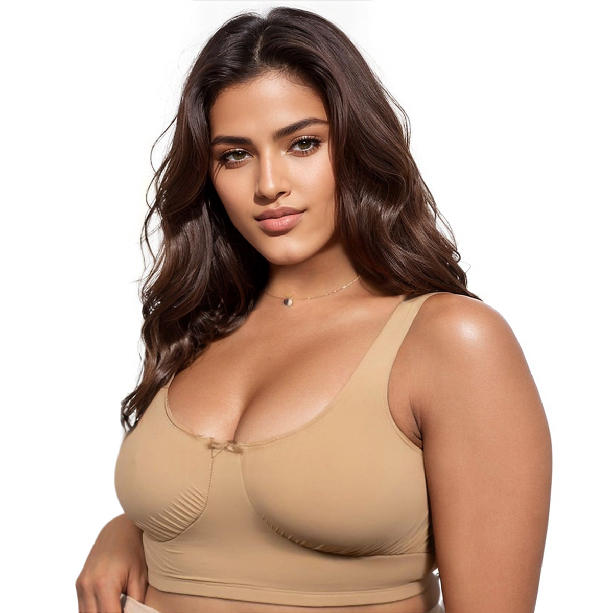 Women's Summer New Comfortable Sexy Comfortable B/C Cup Smooth Face No  Steel Ring Plus Size Sports Bras for Women, Khaki, 75 : :  Clothing, Shoes & Accessories