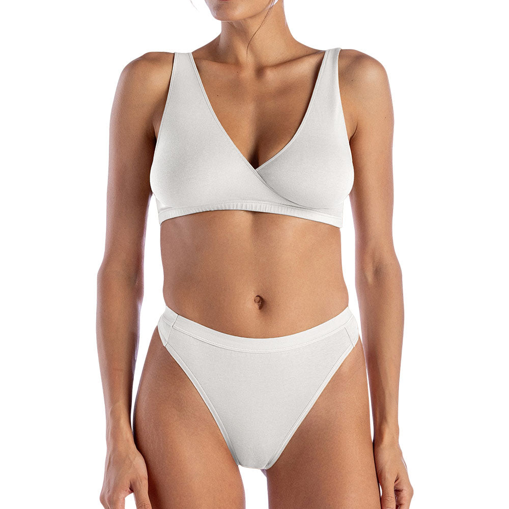 MODAL ESSENCE HIGH WAIST THONG - Elita Intimates