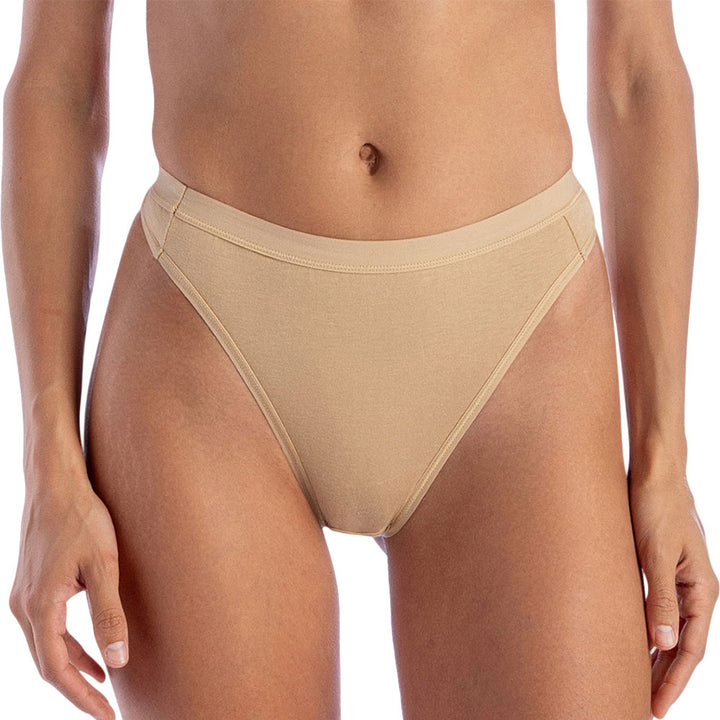 MODAL ESSENCE HIGH WAIST THONG - Elita Intimates