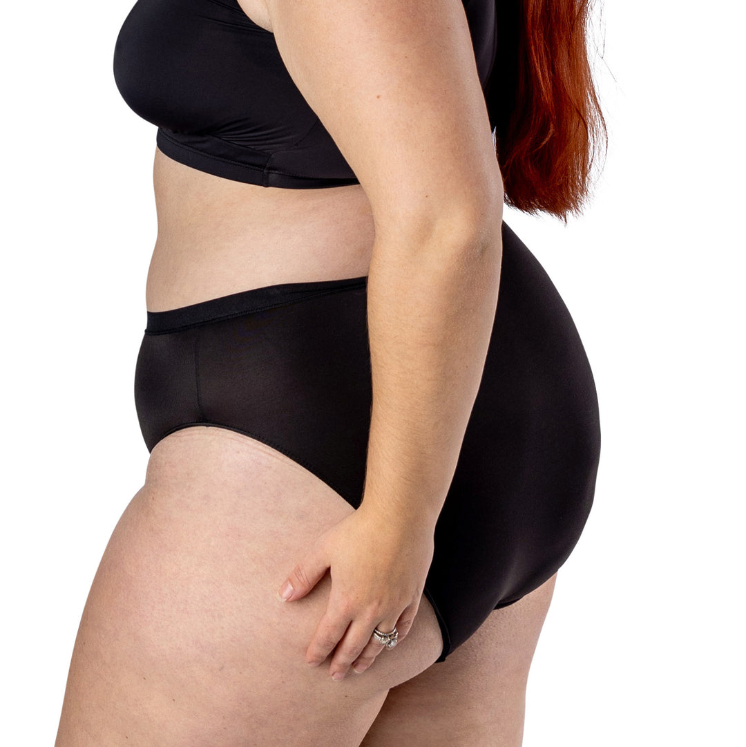 Woman's Plus Size Microfibre Full Panty - Elita Intimates