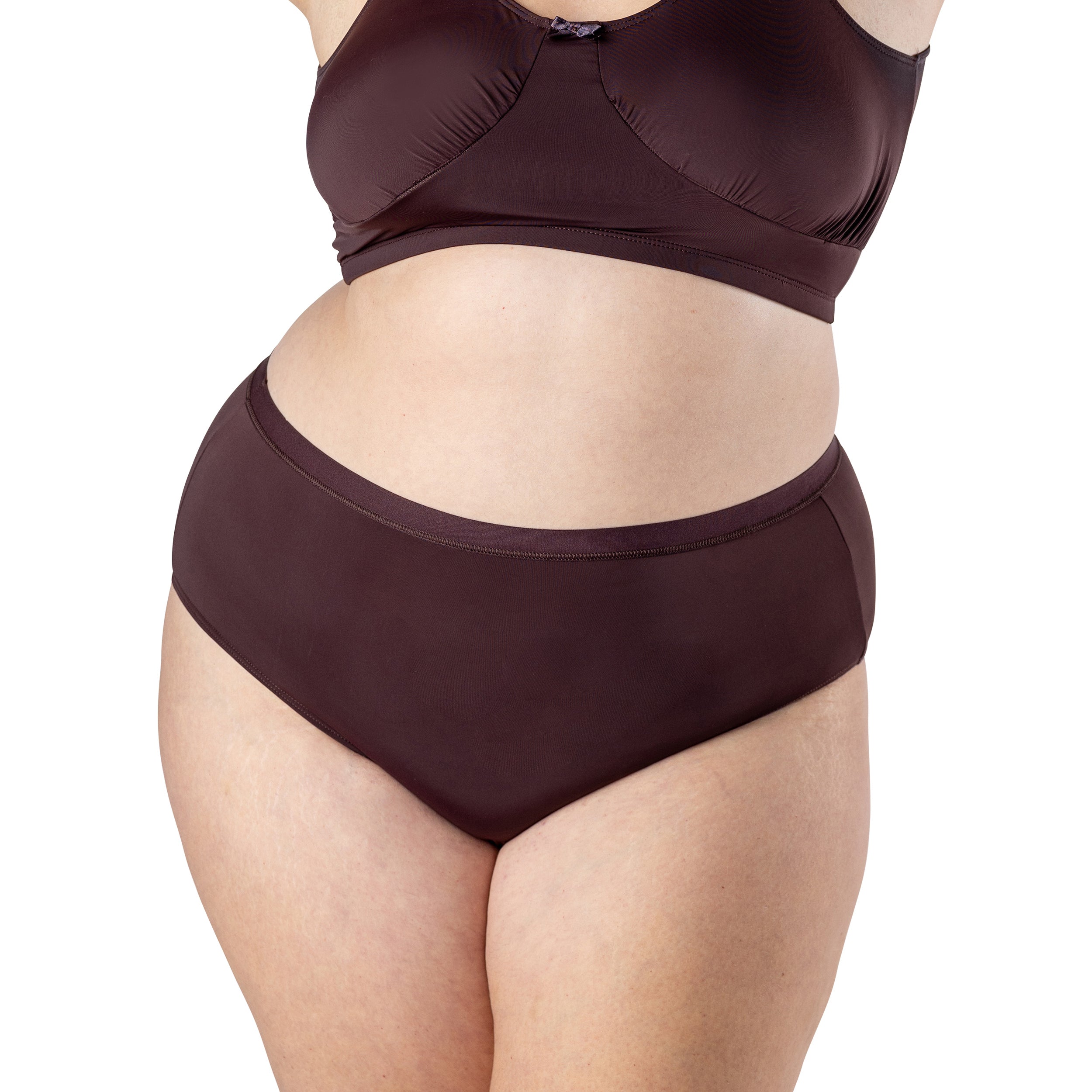 ショーツ ETRO Women Underwear 17620 BROWN Woman's Plus Size Microfibre Full Panty – Elita Intimates