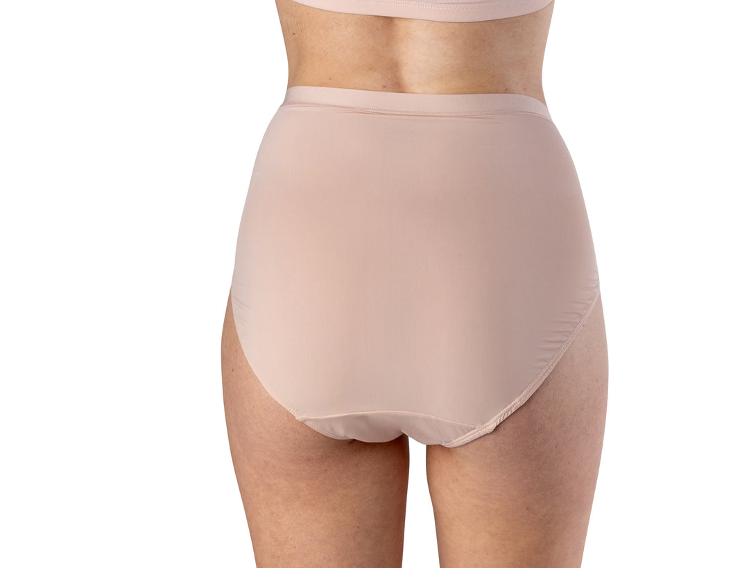 Woman's 'Silk Magic' Microfiber High Cut Panty with Full Coverage - Elita Intimates