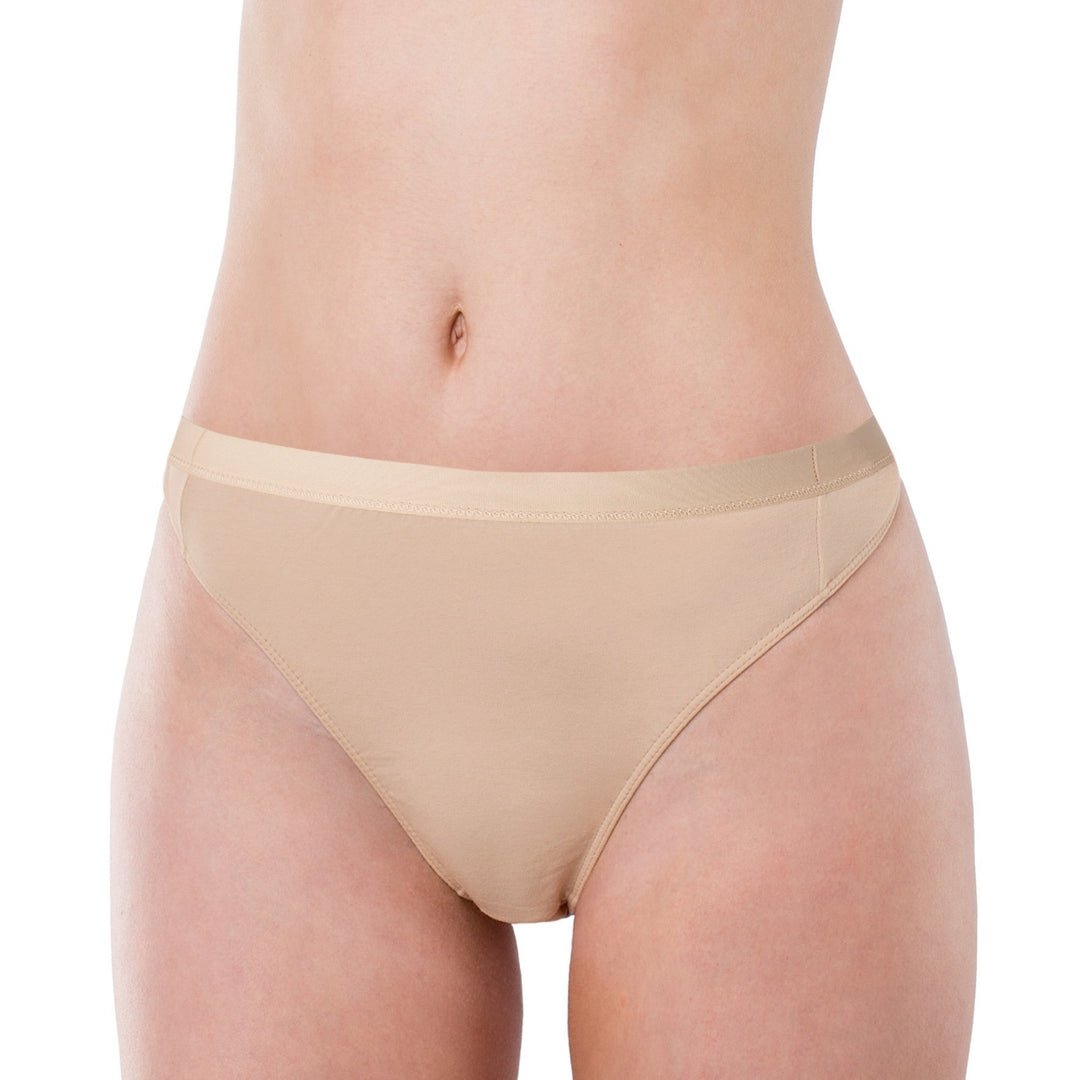 Woman's Soft Cotton Thong Panty - Elita Intimates