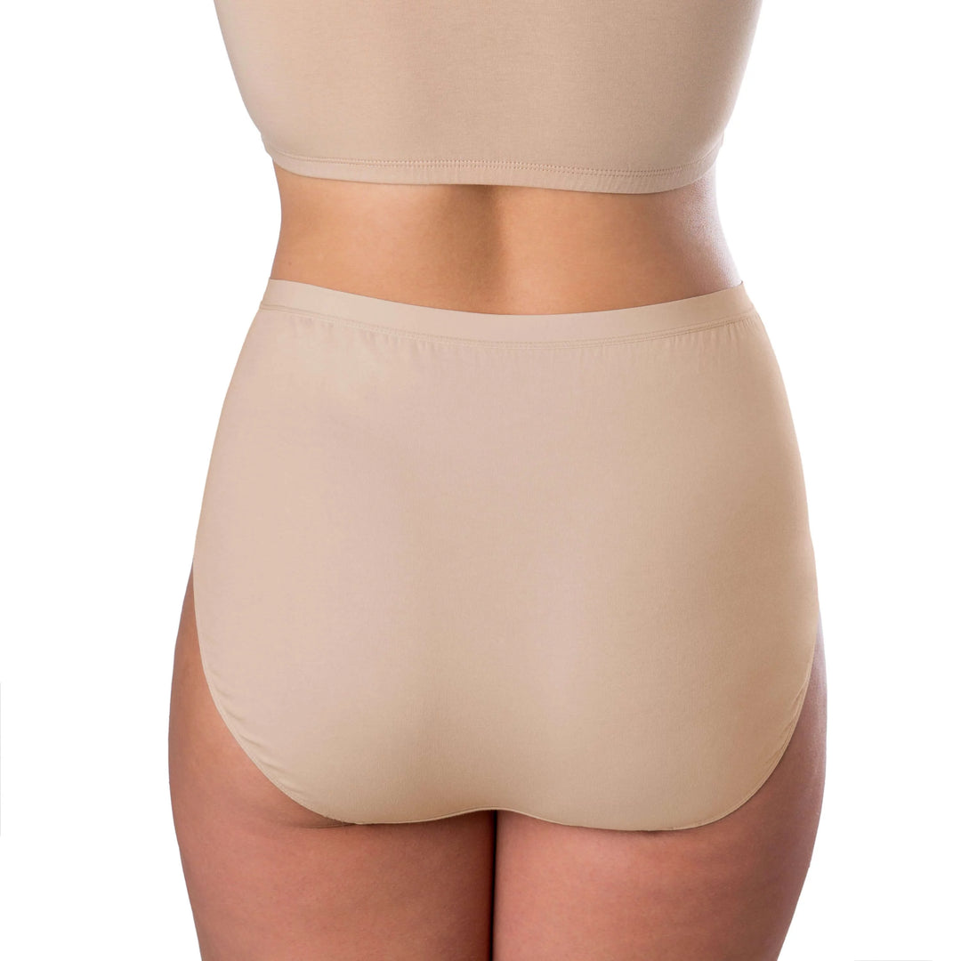 Woman's Plus Size High Cut Cotton Panty - Elita Intimates