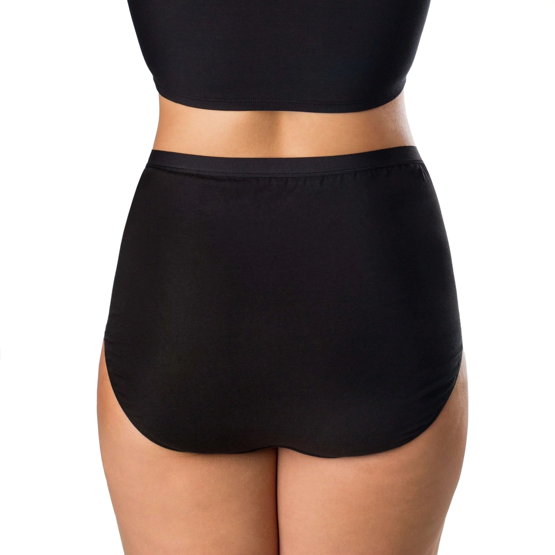 Cozeyat Black Color Briefs for Women Girls Underpants Size S