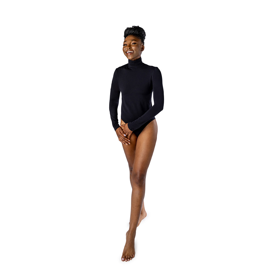 Woman's Seamless Turtleneck Bodysuit - Elita Intimates